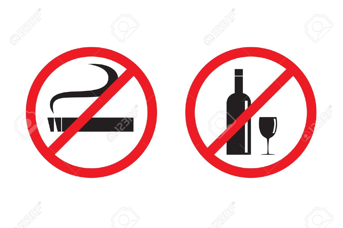 1300x866 Alcohol Clipart No Smoking