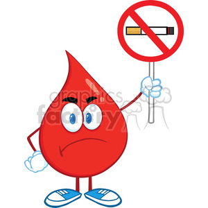 300x300 Royalty Free 6172 Royalty Free Clip Art Angry Red Blood Drop