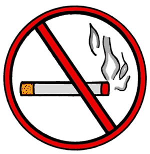 300x307 Clipart No Smoking Sign