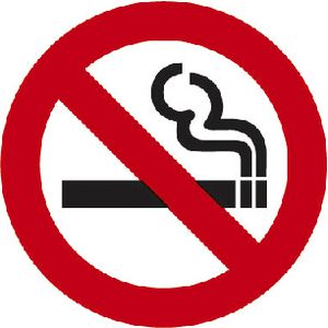 300x300 Mills Display No Smoking Symbol Sign 152 X 152mm Officeworks