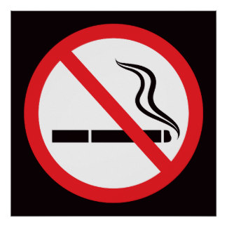 324x324 No Smoking Sign Posters Zazzle