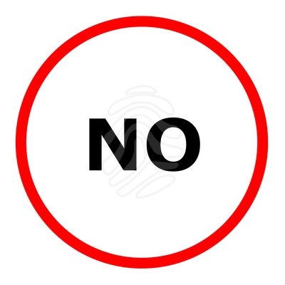 400x400 No Sign Clipart