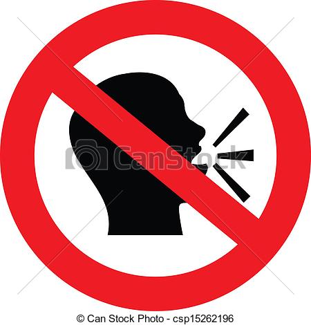 450x470 No Talking Clipart