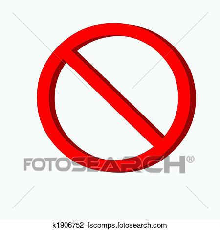 450x470 Clip Art Of No Sign K1906752
