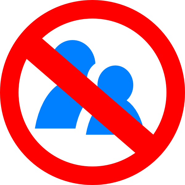 600x600 No Talking Symbol Clip Art