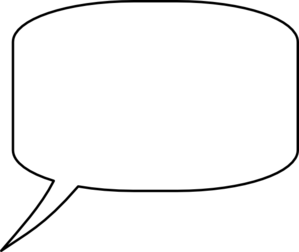 299x252 Talking Bubble No Shadow Clip Art