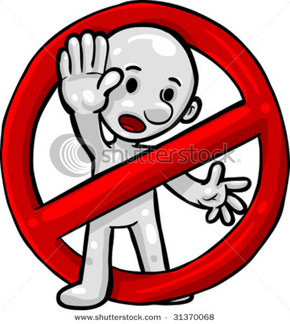421x470 Not Cooperating Clip Art Cliparts