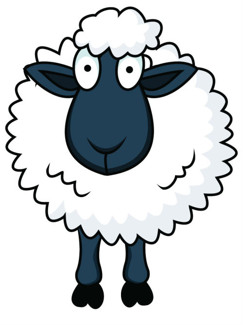 500x668 Sheep Clipart Halloween
