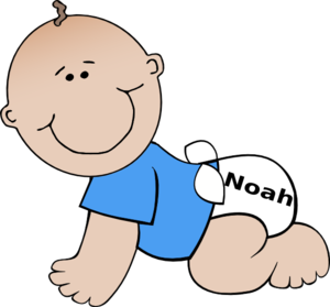 300x279 Baby Noah Clip Art