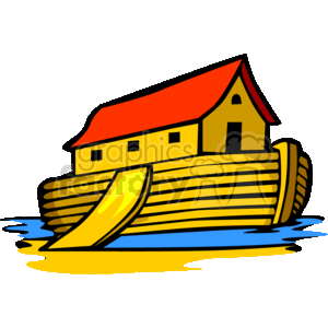300x300 Royalty Free Noah's Ark Clip Art. 164206 Vector Clip Art Image