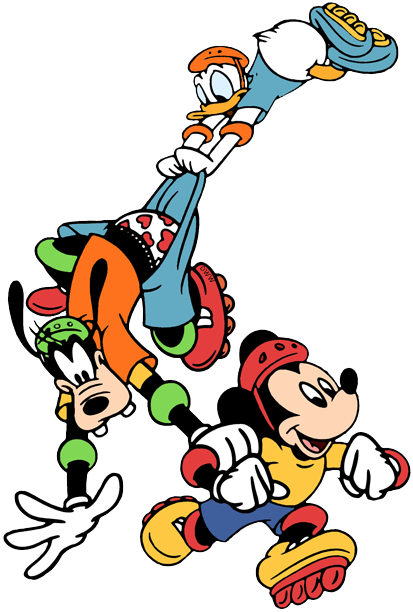 413x612 Mickey, Donald And Goofy Clip Art 3 Disney Clip Art Galore