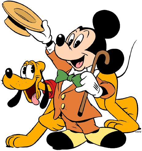 463x492 Mickey, Minnie And Pluto Clip Art 3 Disney Clip Art Galore