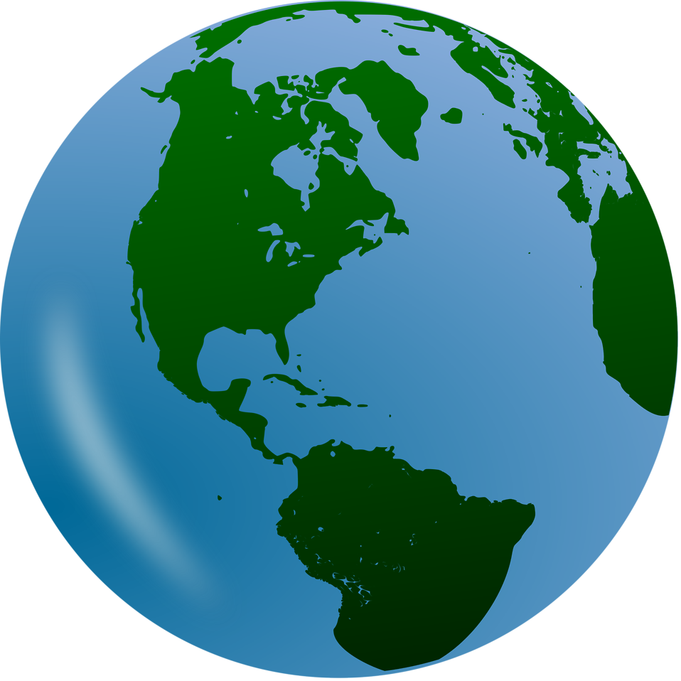 958x958 Globe Clipart