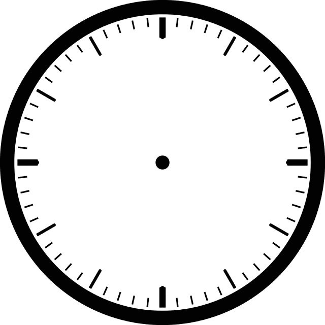 640x640 Clock Face Clip Art