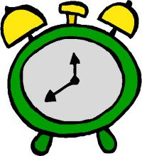 200x220 Clock Clip Art