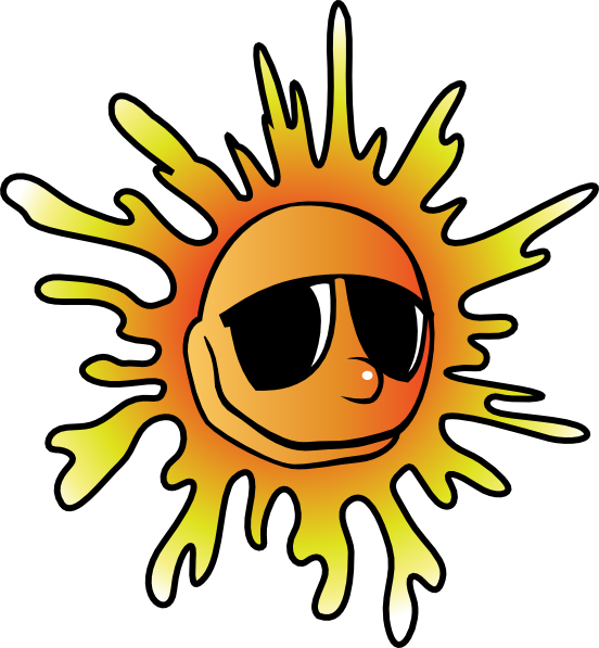 552x597 Sun With Sunglasses Clip Art Clipart Panda
