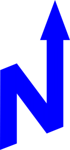 140x300 North Arrow Clip Art Download