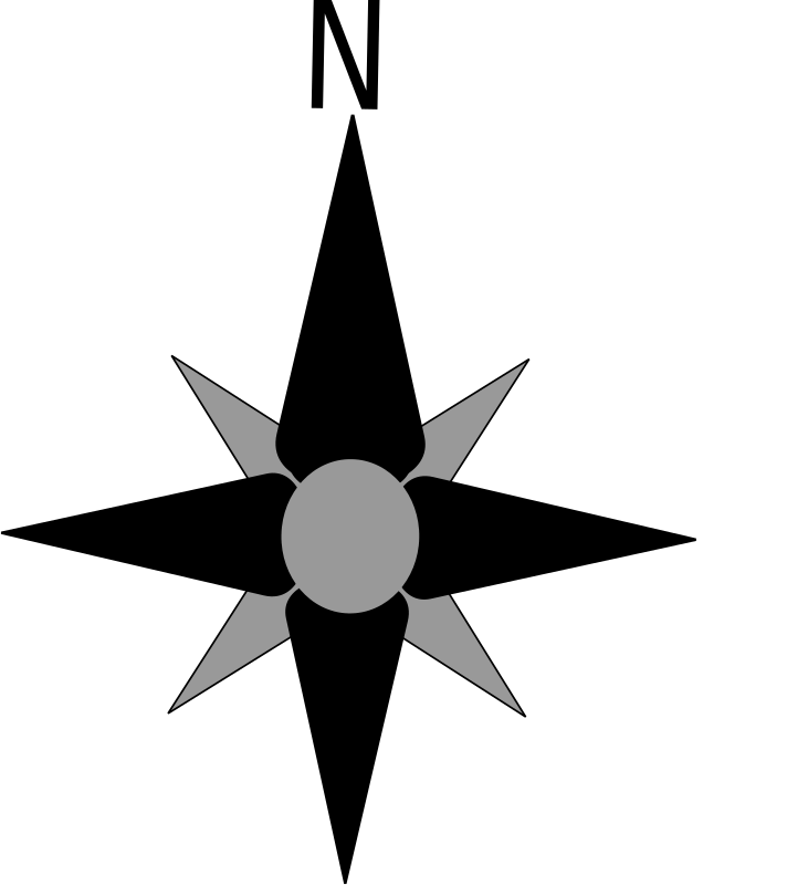 731x800 North Clipart