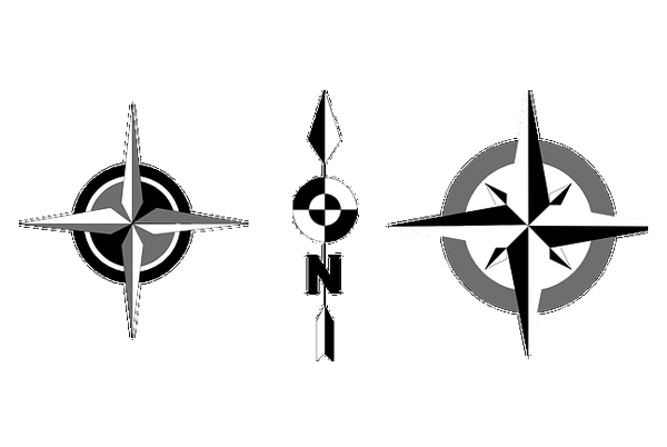 600x402 North Arrow Examples