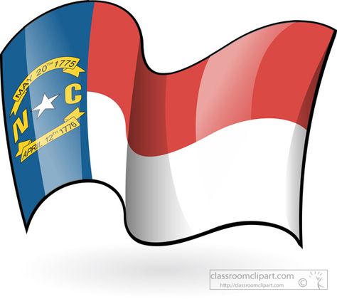 474x420 State Flags North Carolina Flag Waving Classroom Clipart Clip