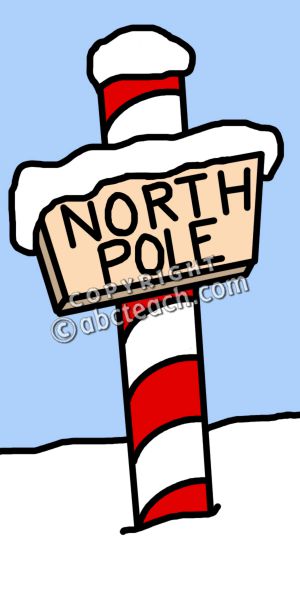 300x600 North Pole Clip Art
