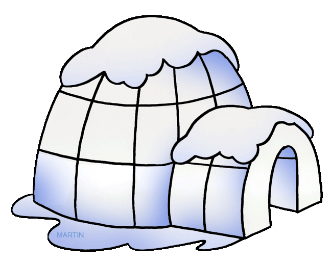 648x520 Cartoon Igloo Clipart