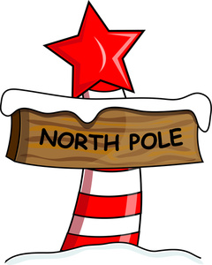 240x300 Free North Pole Clip Art Image