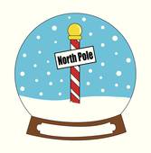 167x170 The North Pole Clip Art