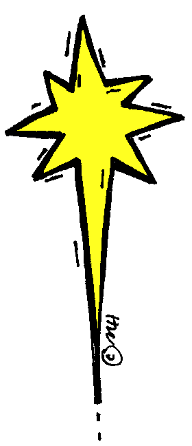 280x648 Bethlehem Star Clip Art