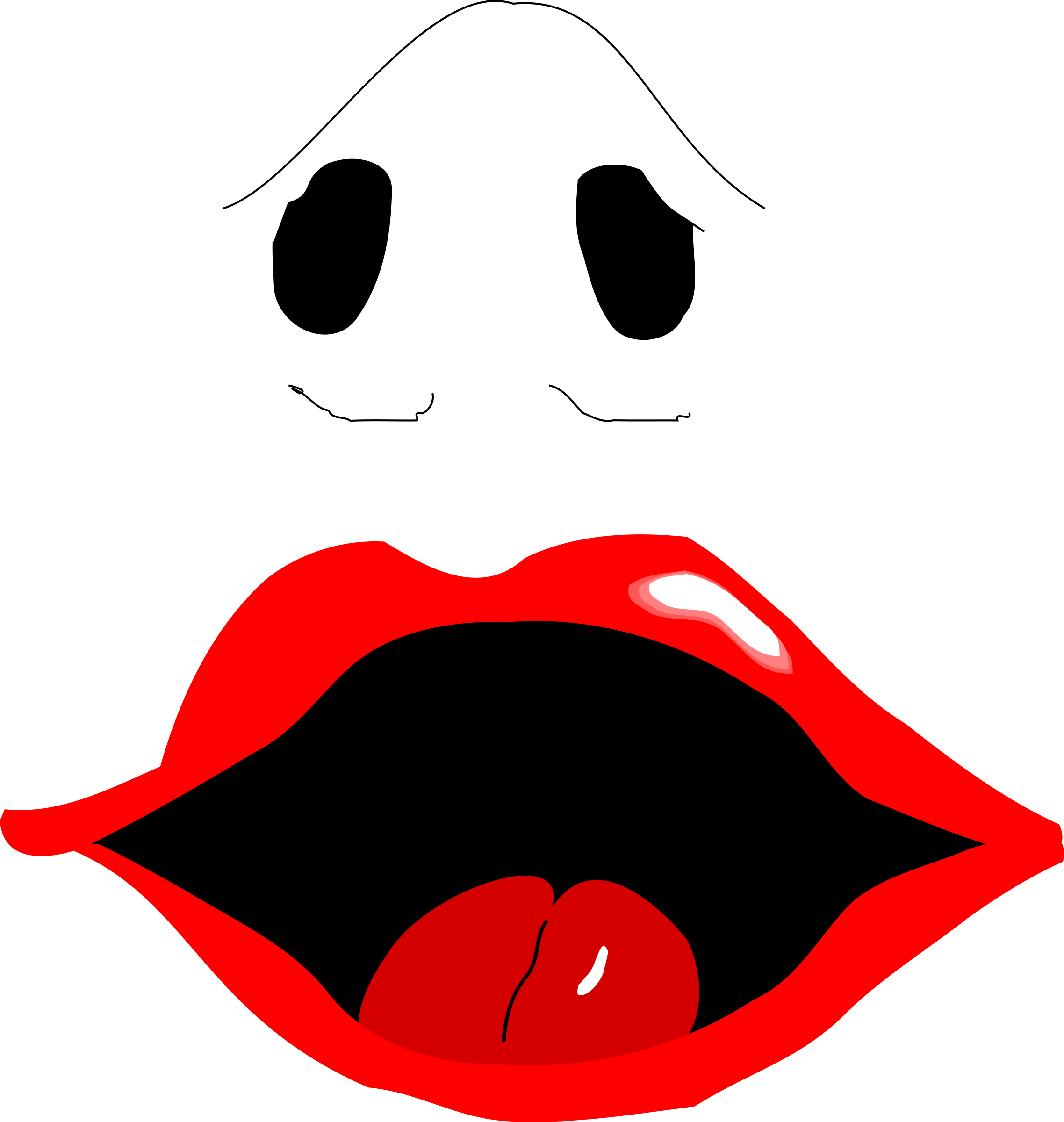 2276x2400 Clipart Nose And Mouth