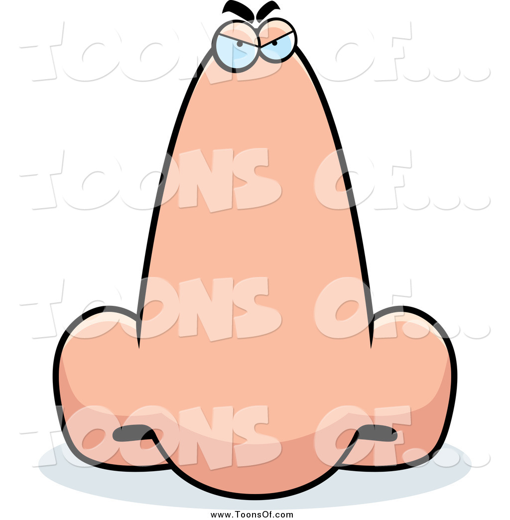 1024x1044 Clipart Of An Annoyed Nose Character By Cory Thoman
