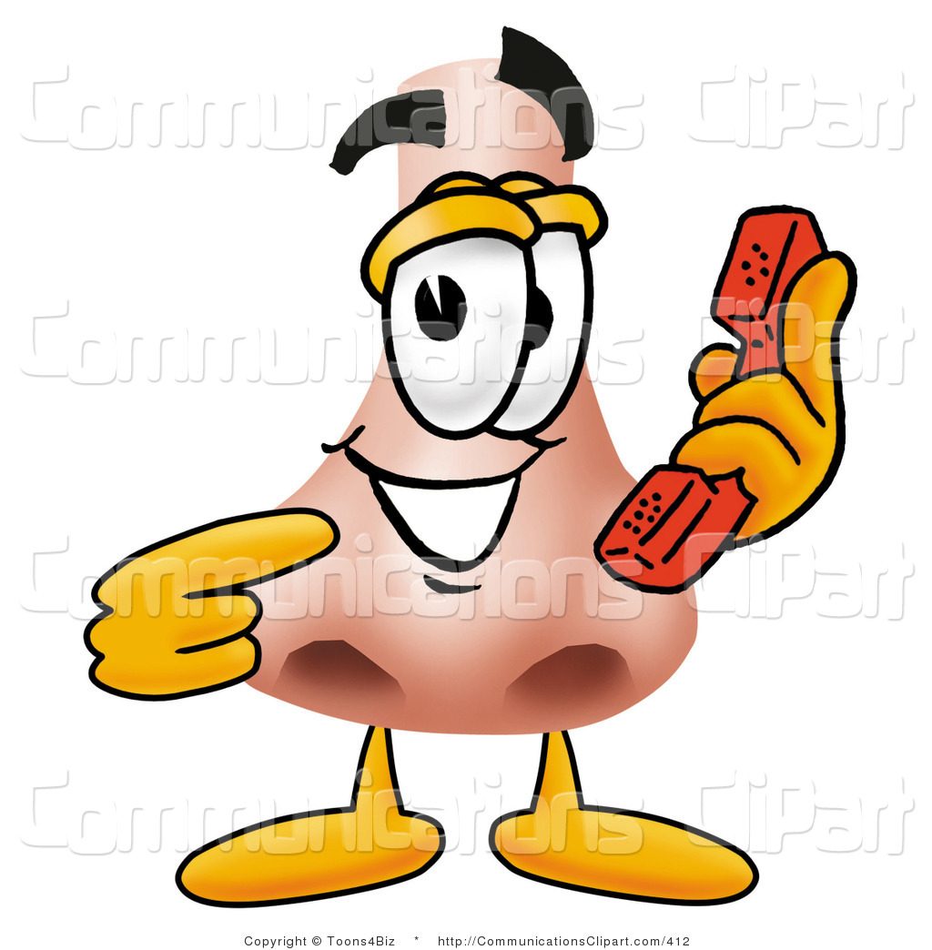 1024x1044 Communication Clipart Of A Cartoon Nose Mascot Cartoon Character