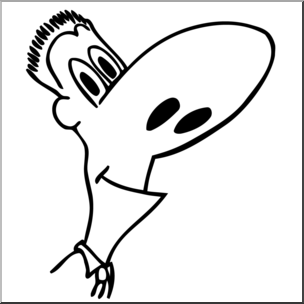 304x304 Clip Art Senses 2 Smell Bampw I Abcteach