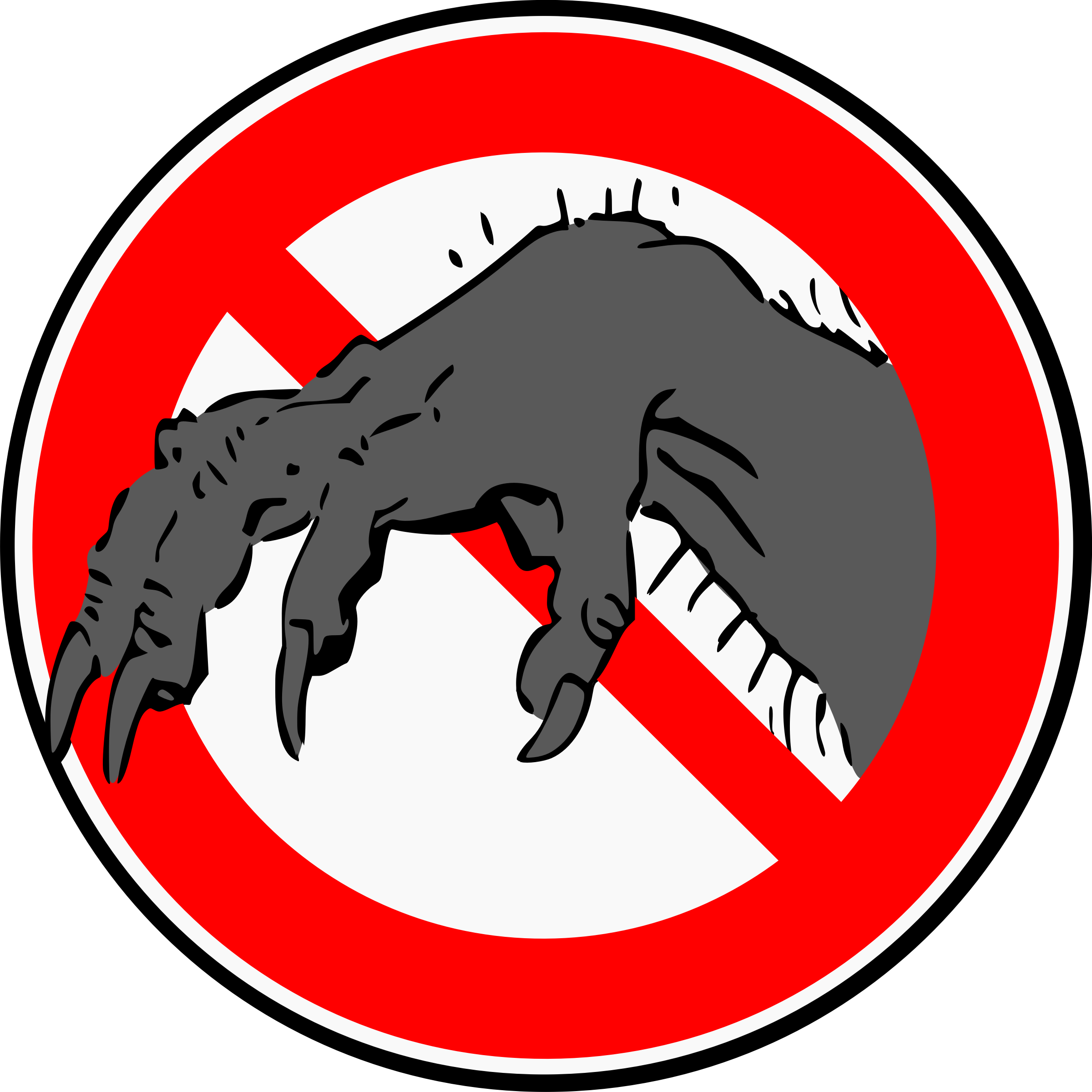 2400x2400 Not Touch Clip Art