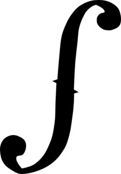 236x340 Not Sure If An F Violin Hole Or An Integral Symbol Musik