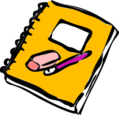 400x388 Free Notebook Clipart
