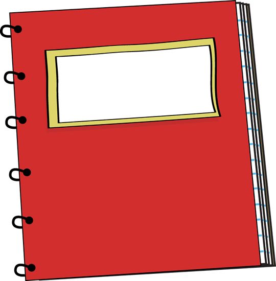 540x550 Notebook Clipart