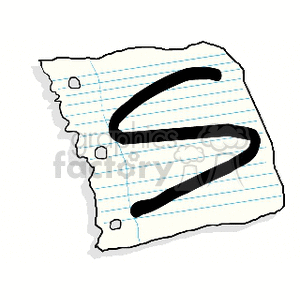 300x300 Royalty Free The Black Letter S Written On Notebook Paper 158615