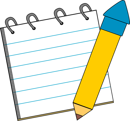 450x419 Detective Notepad And Pencil Clip Art