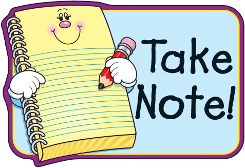 477x327 Taking Notes Student Clipart