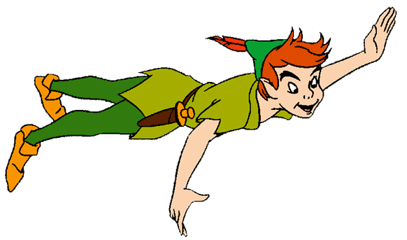 582x343 Peter Pan And Tinkerbell Clipart Panda