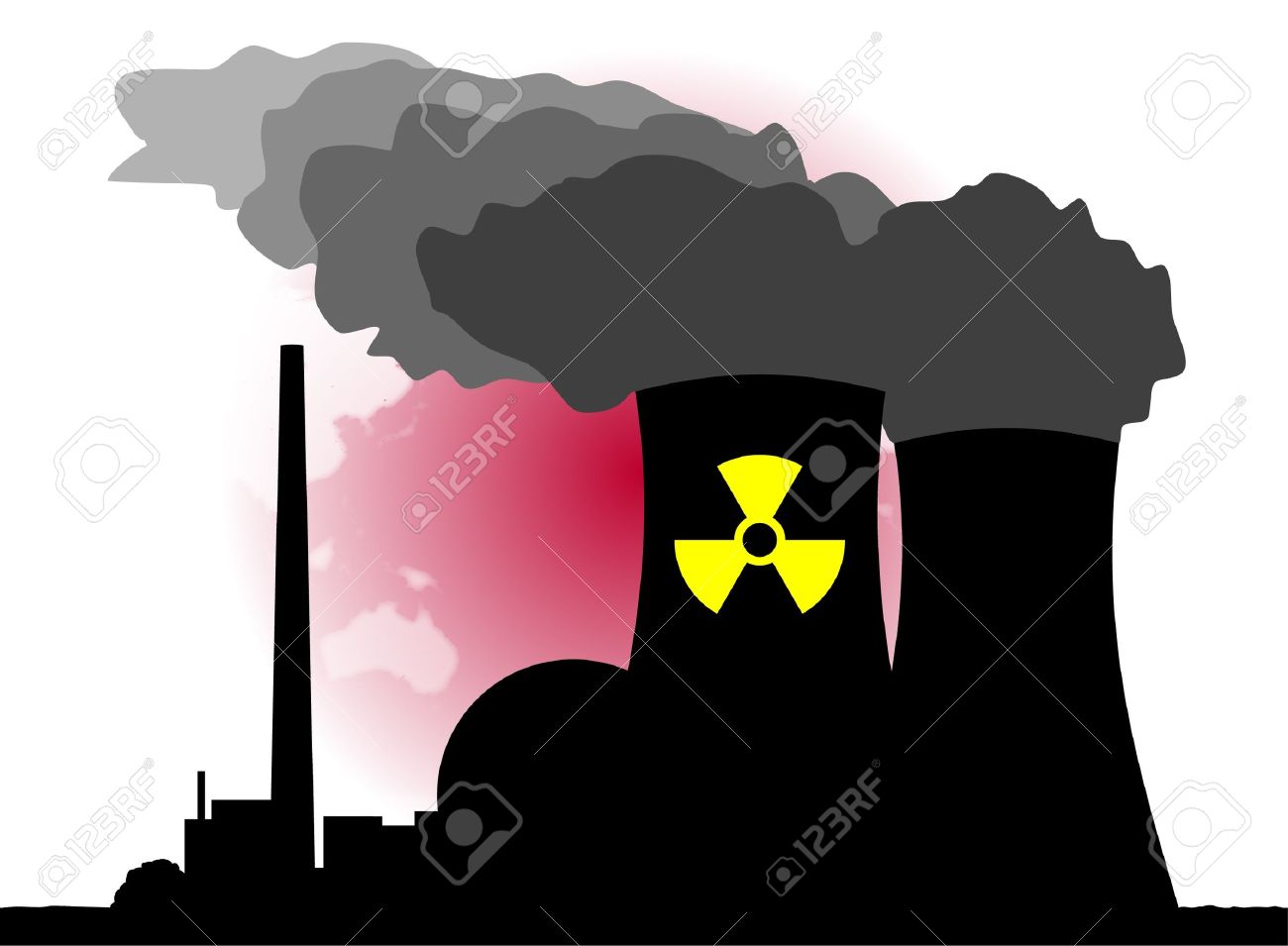 1300x955 Explosion Clipart Nuclear Power Plant