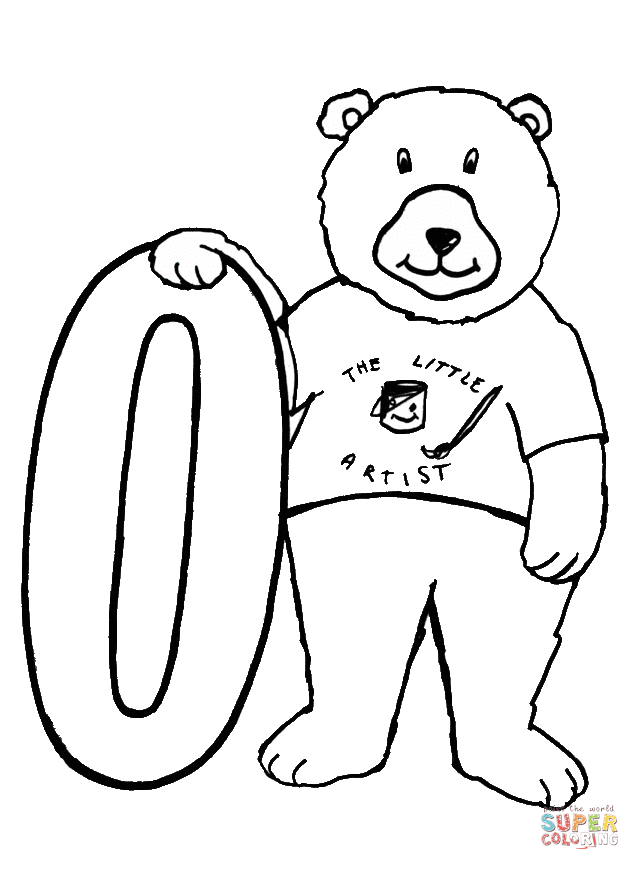 640x870 Number 0 Coloring Page Free Printable Coloring Pages