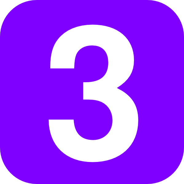 600x600 Purple Number 1 Cliparts