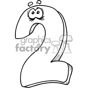 Number 1 Clipart Black And White