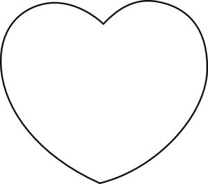 299x264 Heart White Clip Art