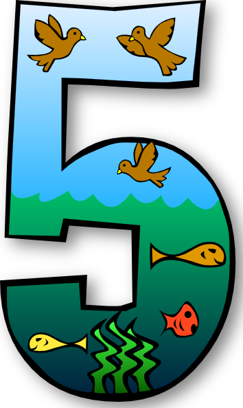 354x594 Day Number 1 Clipart