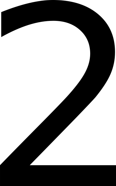 372x596 Number 2 Clip Art