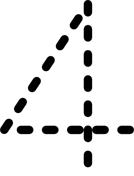 456x599 Numbers Tracing Clip Art Free Vector 4vector