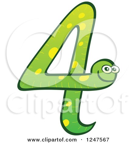 450x470 Green Clipart Number 4